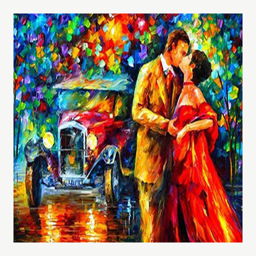 

30*30CM-Couple-Round Drill Diamond Painting, 501 Original