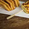 100 Pack | 10" Eco Friendly Paddle Party Picks, Bamboo Skewers, Decorative Top Cocktail Sticks