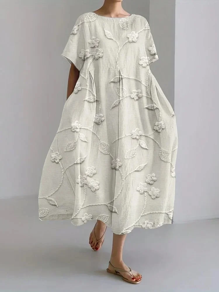 Women's Floral Art Print Casual Dress