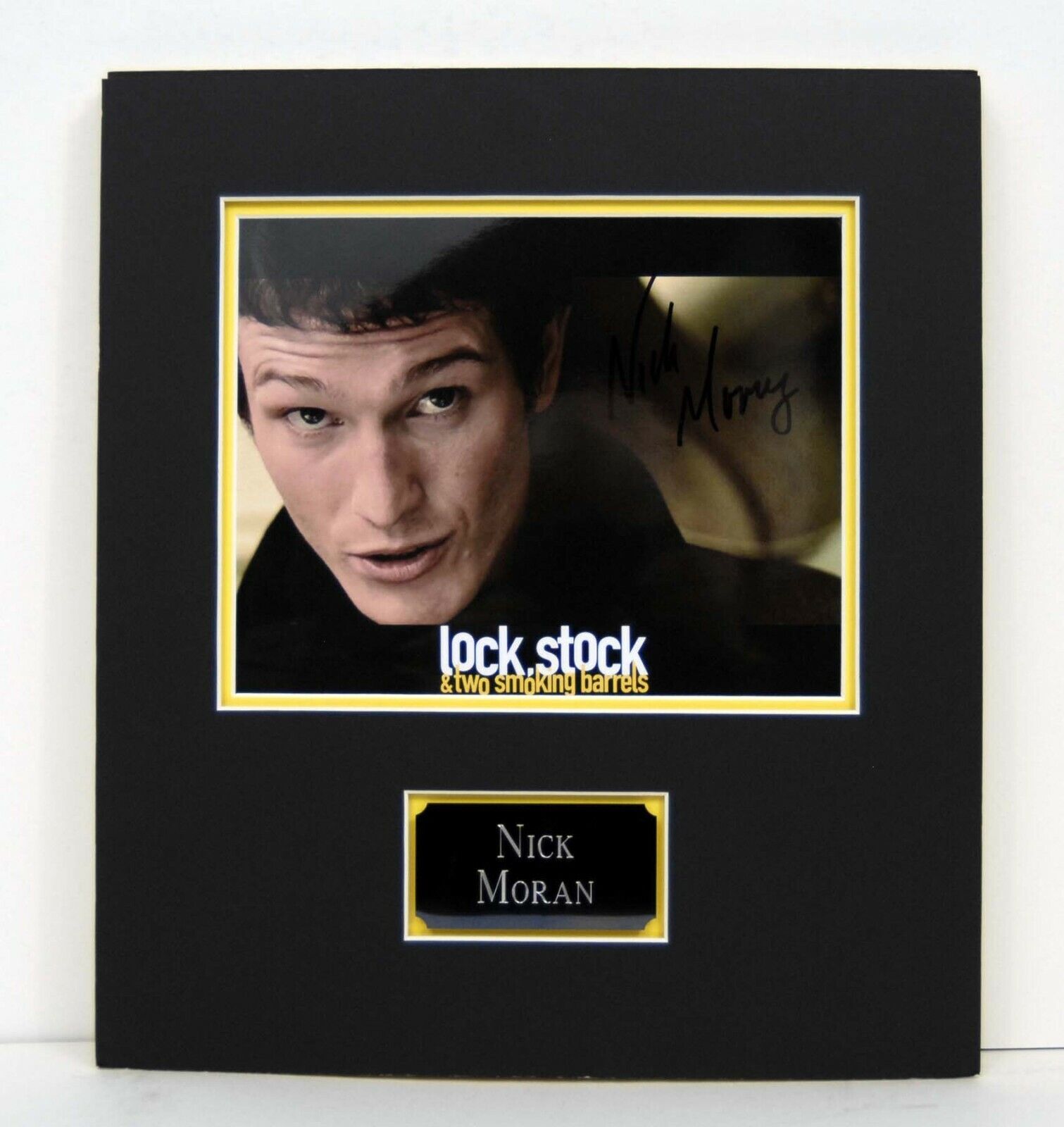 Nick MORAN Signed & Mounted Photo Poster painting AFTAL RD COA Lock Stock & Two Smoking Barrels