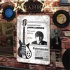 John Lennon - Panneaux en &eacute;tain m&eacute;tallique(20*30cm/30*40cm) - Musique