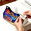 Diamond Painting PU  God Bless America Tissue Box Tissue Holder