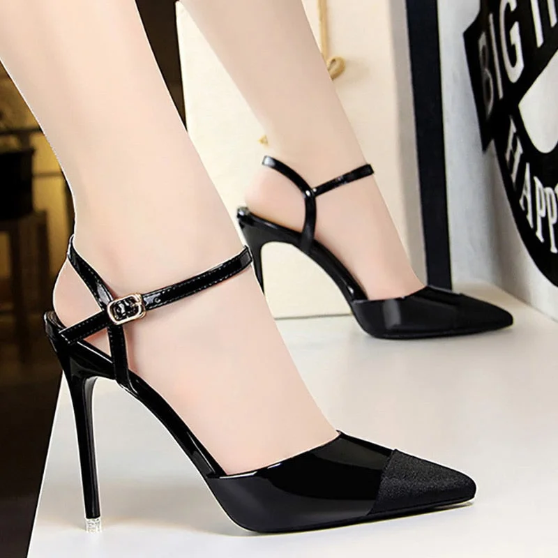 BIGTREE Shoes Sexy Women Heels Pointed Toe Woman Pumps Office Shoes Stiletto High Heels Women Shoes 2022 New Women Sandals Lady