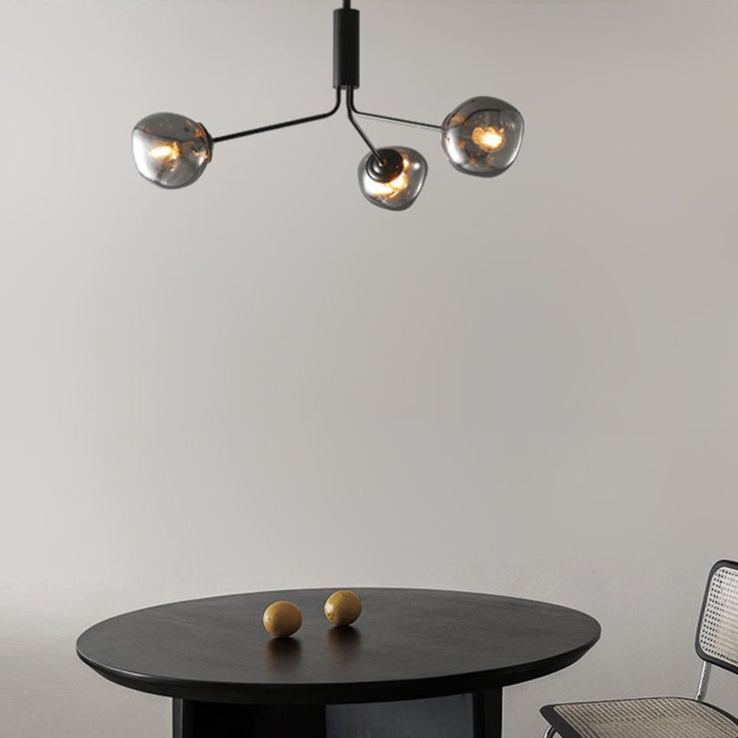 Molecular Lava Glass Chandelier for Living Room