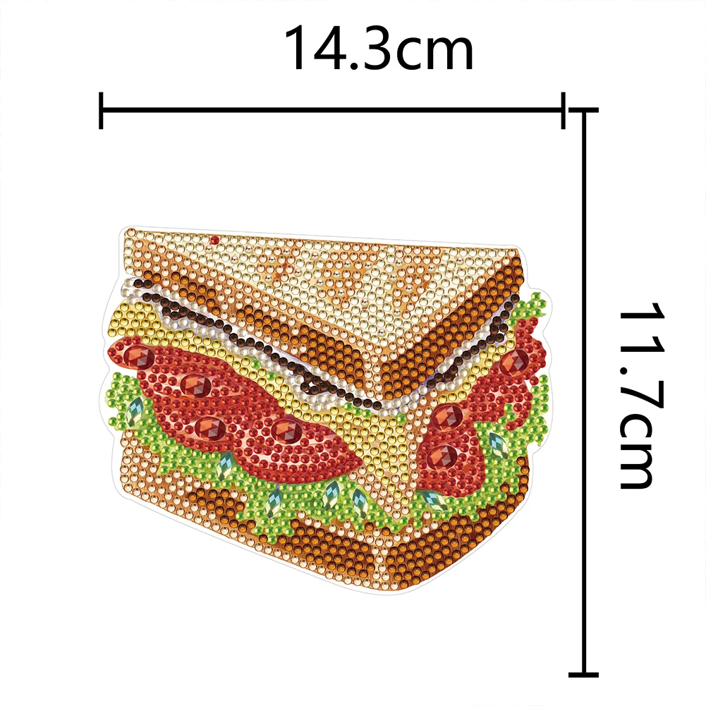1pcs DIY Sandwich Diamond Painting Magnets Refrigerator for Adults Kid Office Car Fridge