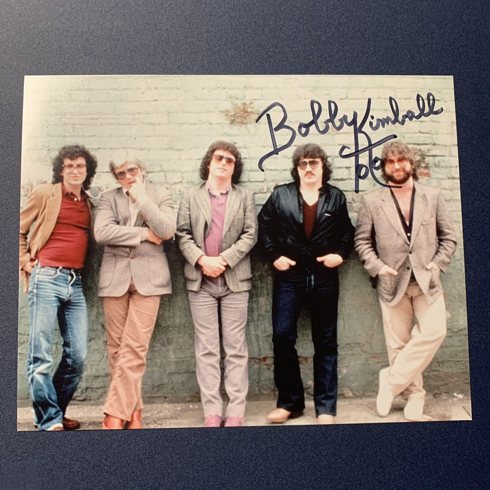 BOBBY KIMBALL HAND SIGNED 8x10 Photo Poster painting AUTOGRAPHED TOTO ORIGINAL LEAD SINGER COA