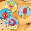 6pcs DIY Diamond Painting Coaster Kit With Holder - Summer Fruits