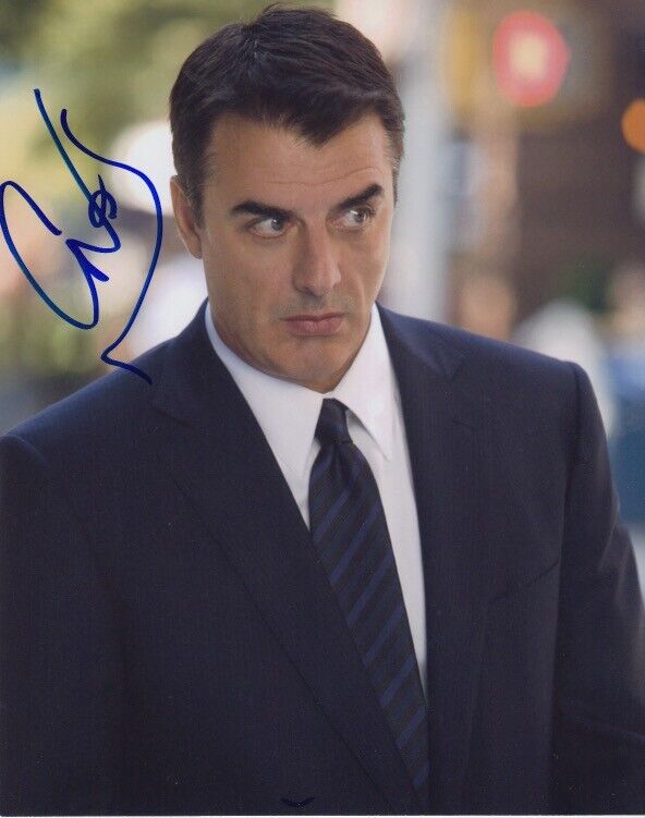 Chris Noth signed 8X10 Photo Poster painting Sex and the City