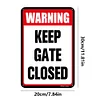 Keep Gate Closed - Vintage Metal Signs - 20*30cm/30*40cm - Warning