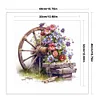Flowers Wheels-11CT Stamped Cross Stitch 40*40cm tapestrymarket