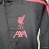 25/26 Liverpool Black Windbreaker (with Inner Lining)