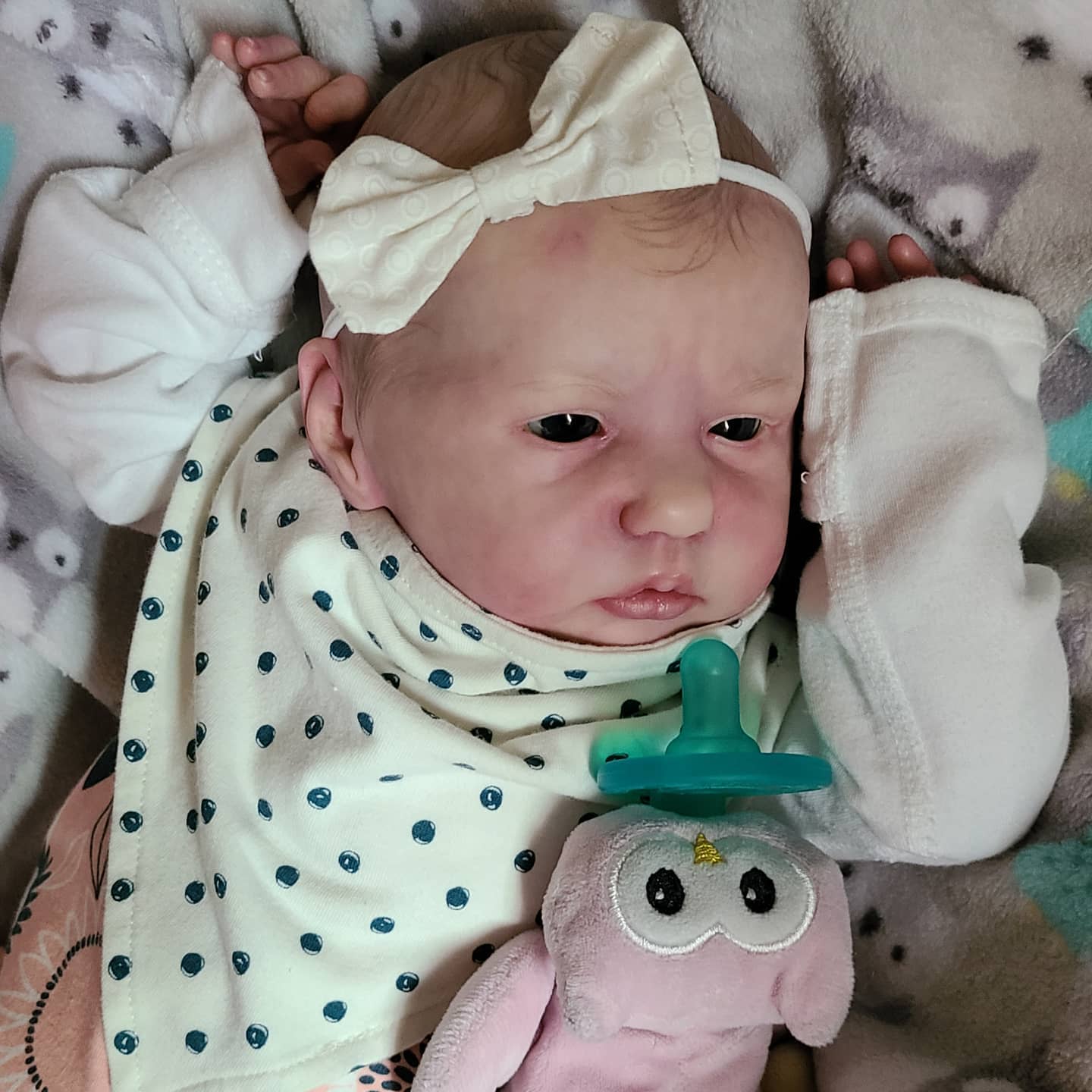 19'' Newborn Doll Baby Eddie Eyes Open Baby Dolls That Look Real