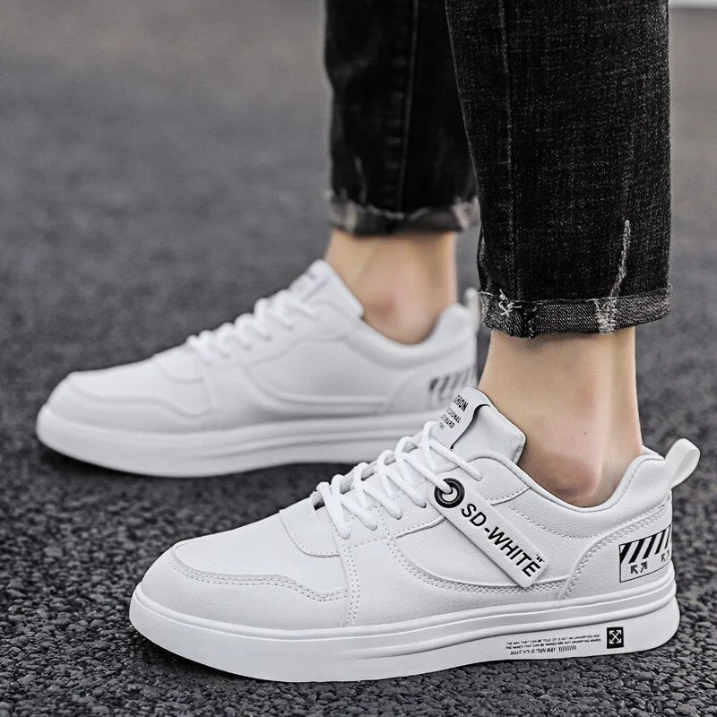 2021 Fashion Mens Sneakers Spring Autumn Male Light White Casual Shoes Breathable Waterproof Outdoor Walking Shoes for Men