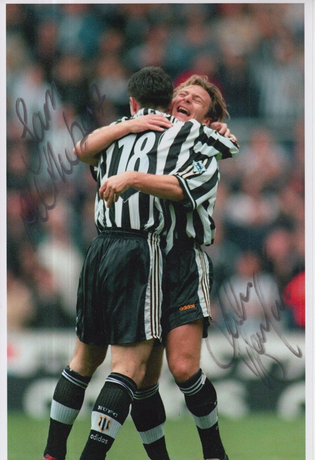 John Beresford Hand Signed Newcastle United 12x8 Photo Poster painting 2.