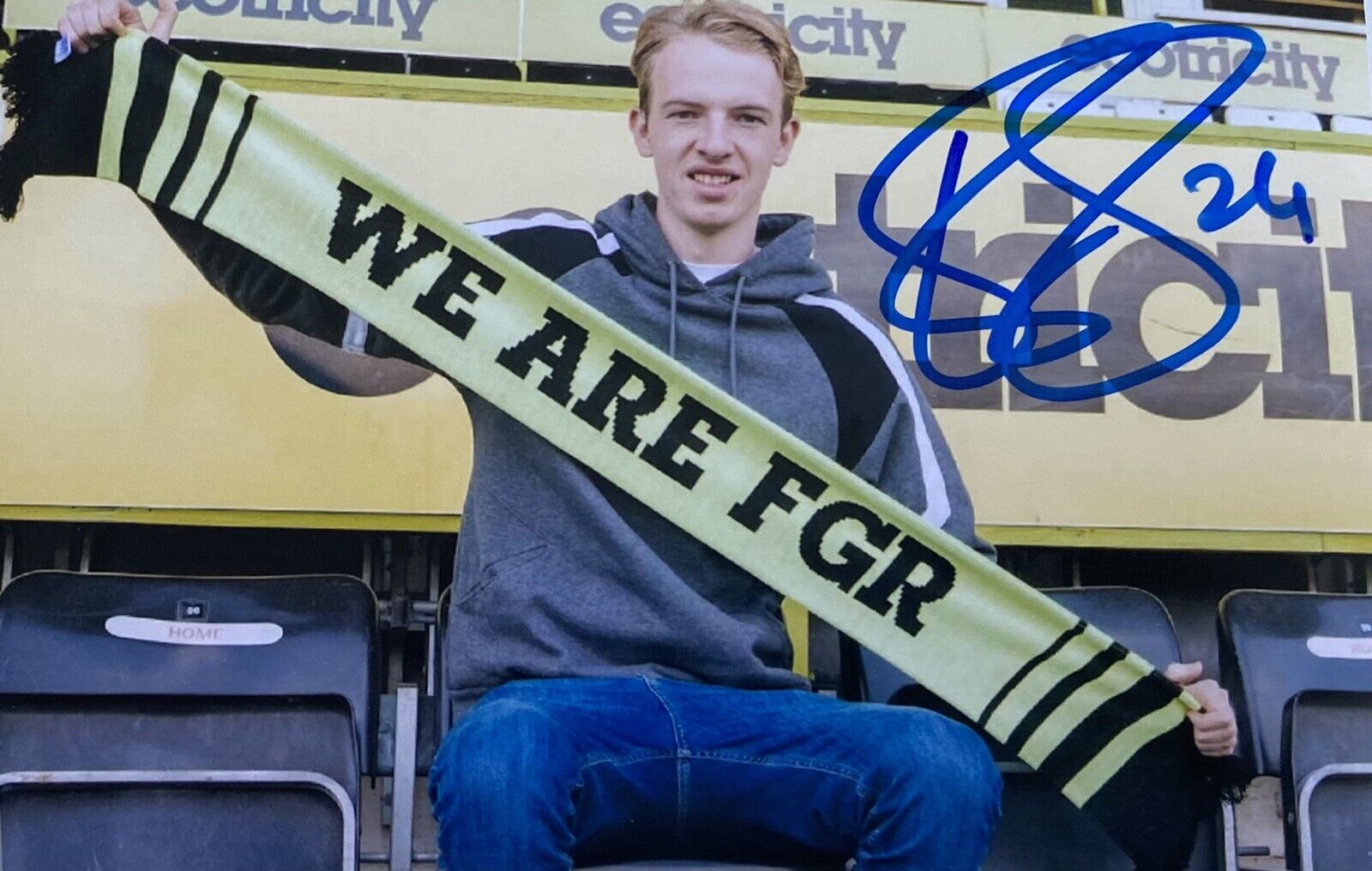 Lewis Thomas Genuine Hand Signed Forest Green Rovers 6X4 Photo Poster painting 3