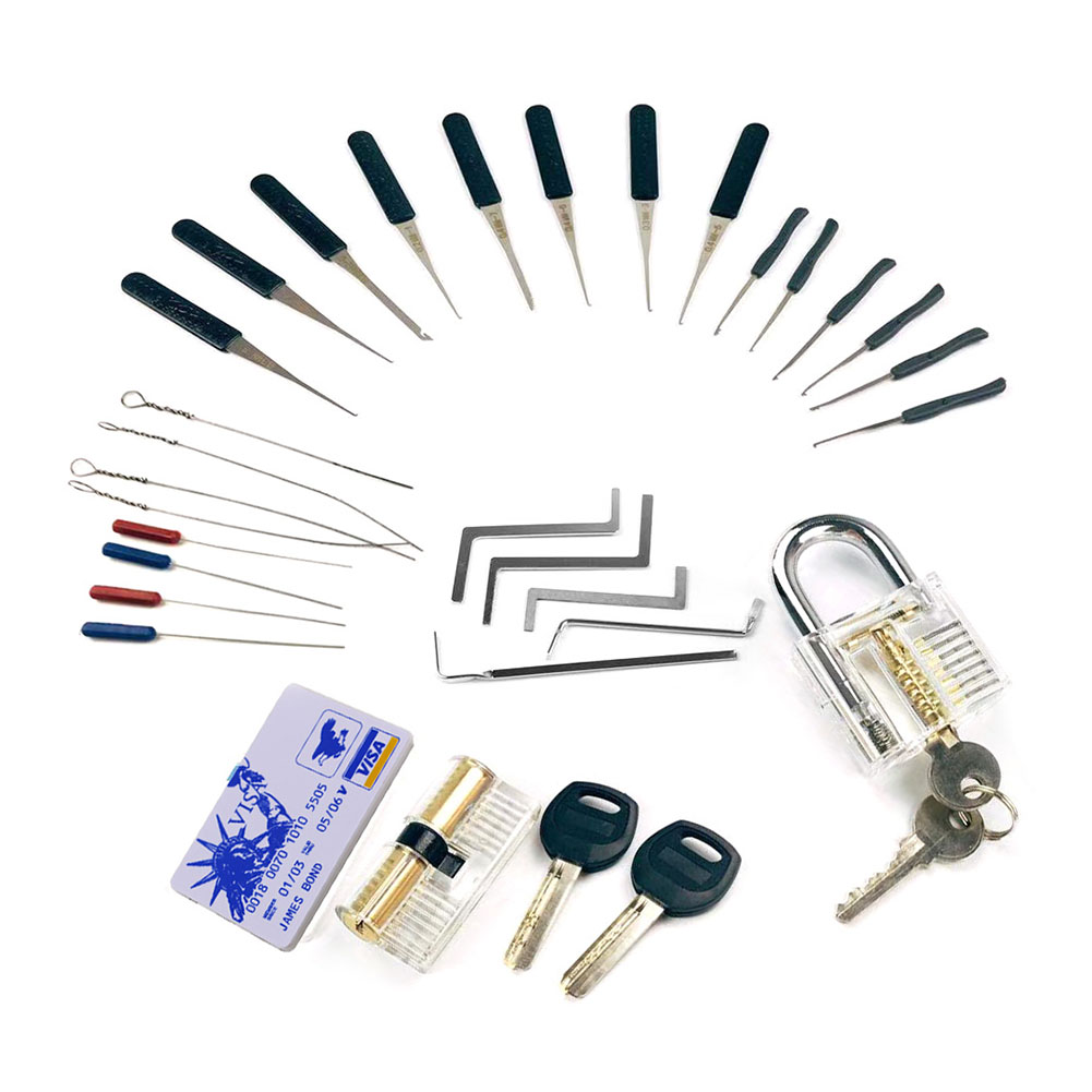 

Broken Key Extractor Removal Tools Set Transparent Visible Lock Padlock Kit, 501 Original