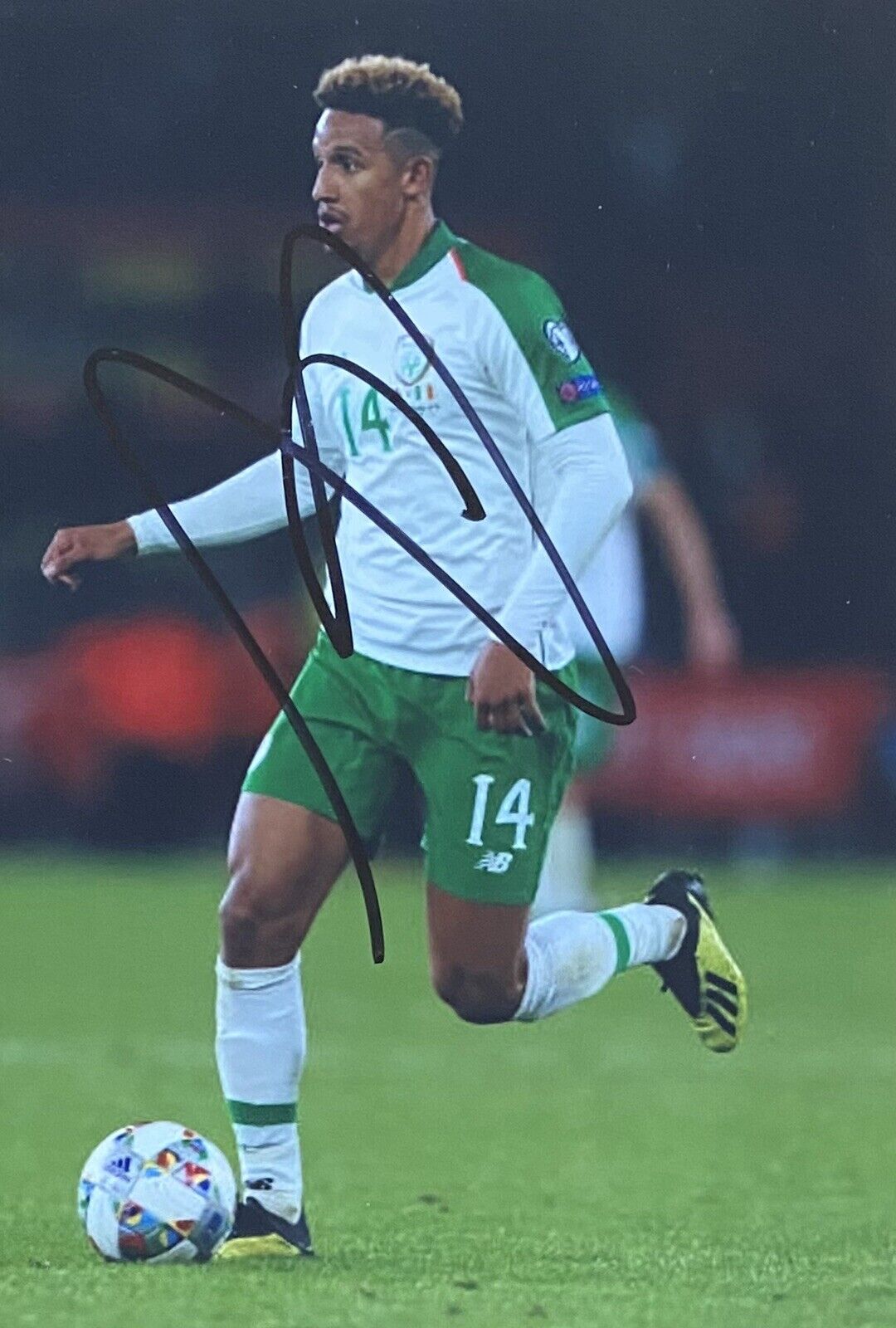 Callum Robinson Genuine Hand Signed Ireland 6X4 Photo Poster painting 2