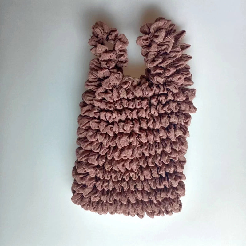 Casual Solid Color Polyester Household Shopping Bag 1 Piece