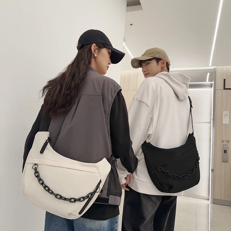 Unisex Nylon Solid Color Classic Style Sewing Thread Chain Zipper Mountaineering Bag