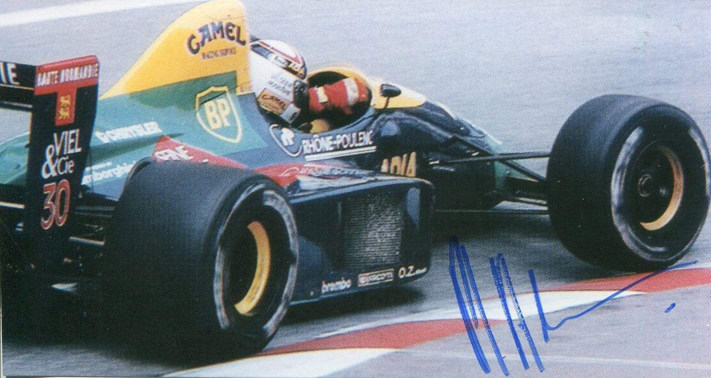 Philippe Alliot autograph French Formula One driver signed Photo Poster painting