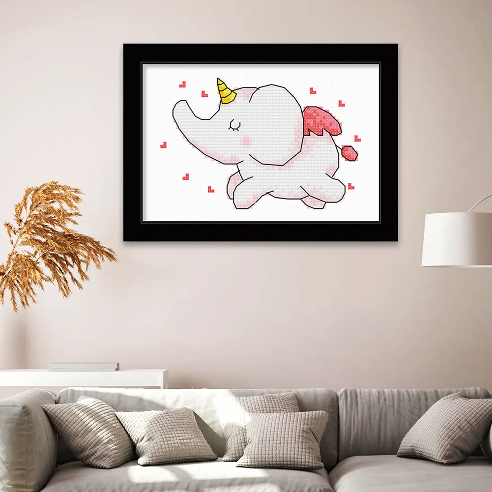 11ct Stamped Cross Stitch - Unicorn(25*20cm)