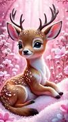 Luxury AB Velvet Diamond Painting Kit - Deer