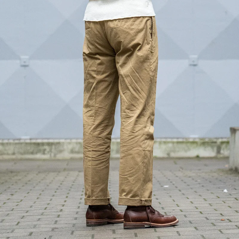 Vintage Chino French Khaki Army Pants