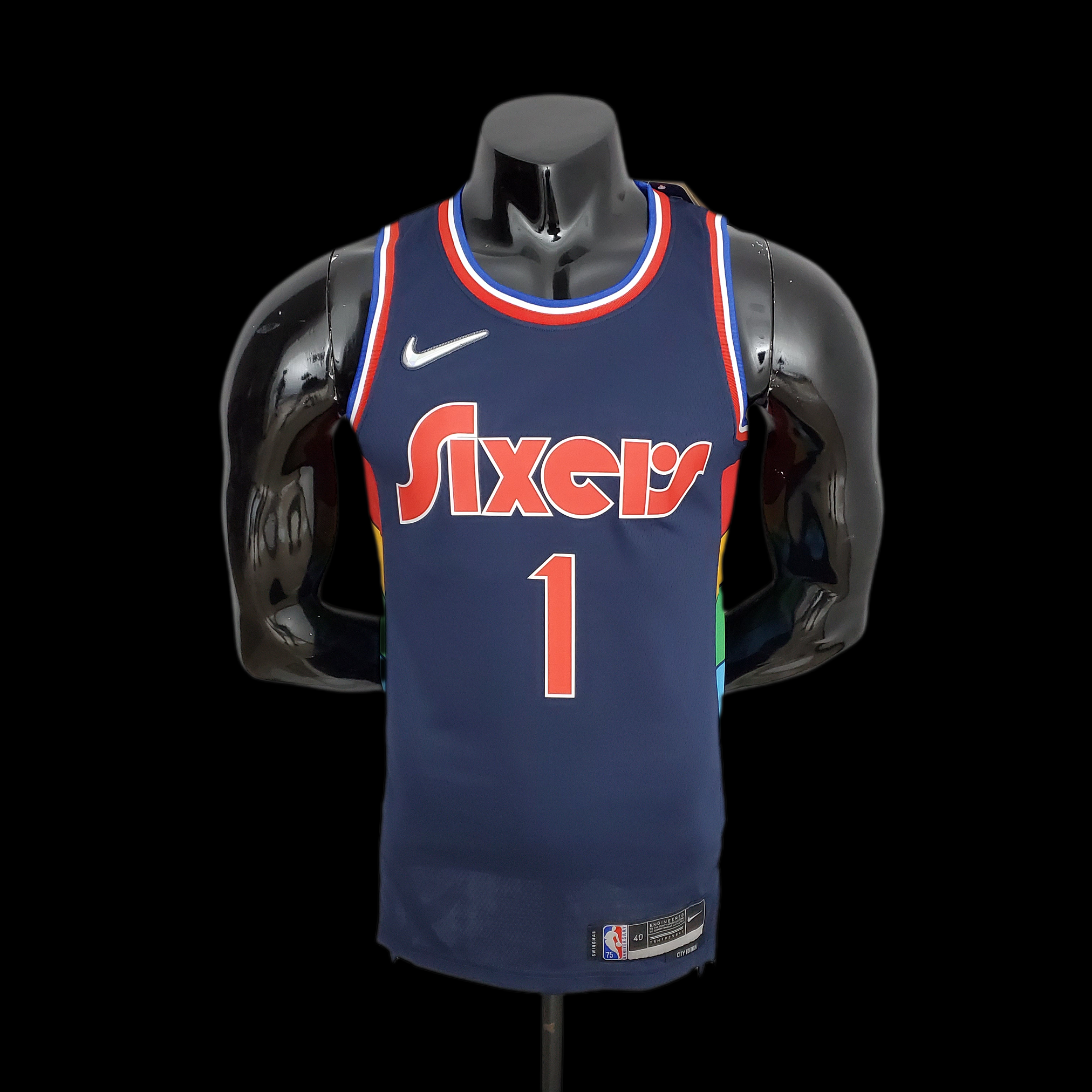 Maillot Philadelphia 76ers 1 Harden Basket NBA Maillot De Fou, site maillot de foot pas cher