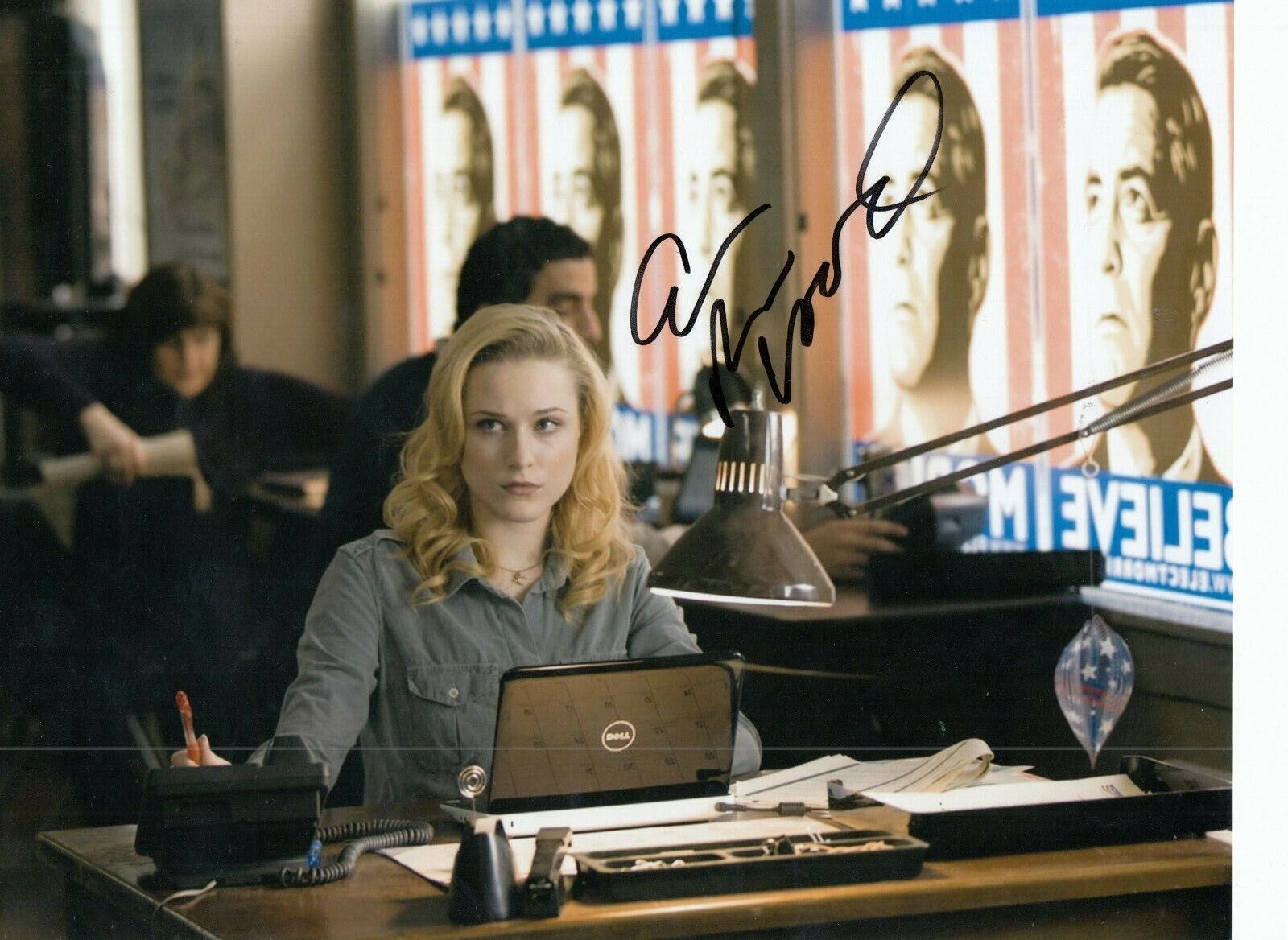 EVAN RACHEL WOOD signed (THE IDES OF MARCH) Movie *Molly Stearns* 8X10 Photo Poster painting