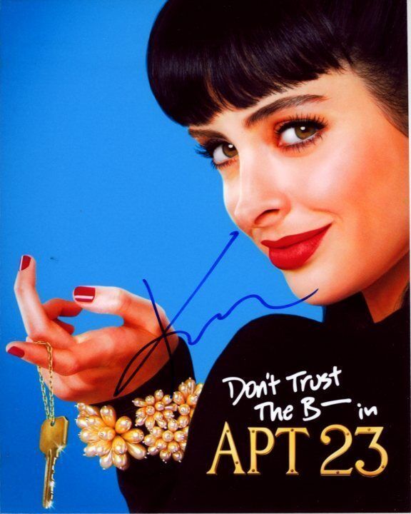 KRYSTEN RITTER Autographed DON'T TRUST THE B---- IN APARTMENT 23 CHLOE Photo Poster painting