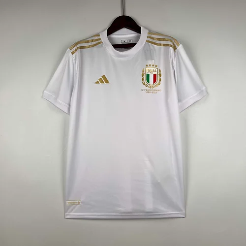 2023 Italy 125th Anniversary White Soccer Shirt