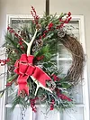 🎁Christmas Antler Wreath-Designer wreath🎁 all trending in 2023⭐⭐-mysite-Adracos