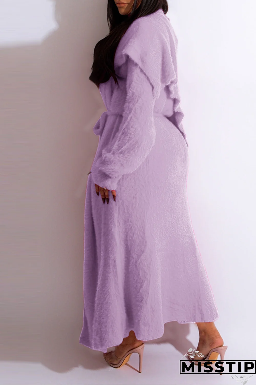 Dark Gray Casual Solid Patchwork Half A Turtleneck Long Sleeve Two Pieces