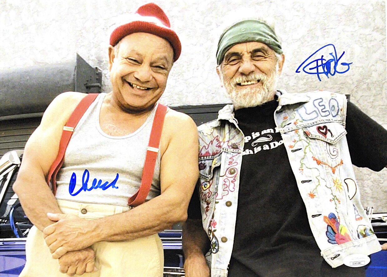 CHEECH MARIN AND TOMMY CHONG HAND SIGNED AUTOGRAPHED 11X14 Photo Poster painting WITH JSA COA