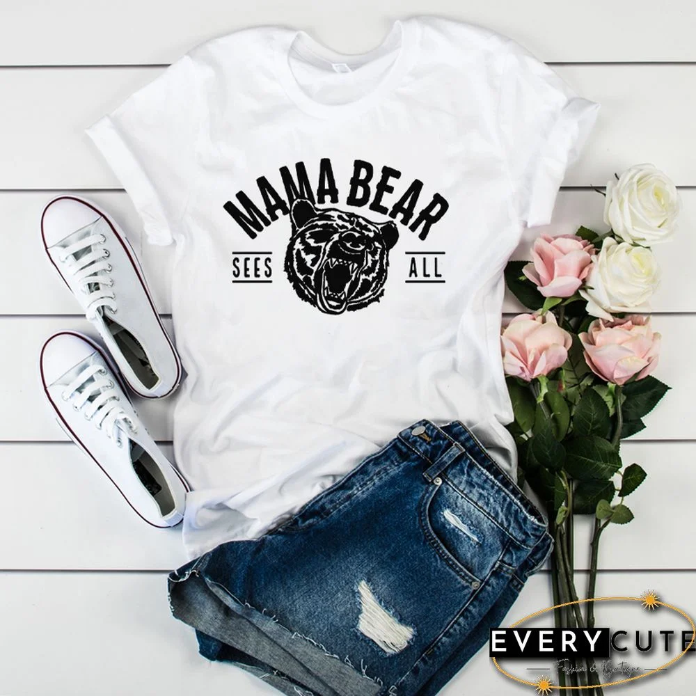 Women Mama Mom Dinosaur Print Mother Clothing Tees Tops Graphic Female Ladies Womens Lady T-Shirt Tumblr T Shirt T-Shirts