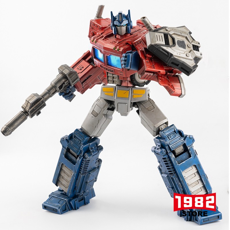 Threezero 3A DLX Cybertron Optimus Prime Transformers Action Figure - 3Z02020W0 Collectible for Fans & Collectors