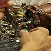 Round Pen Holder, Handmade Leather Nib/Ballpoint Pen Manipulator