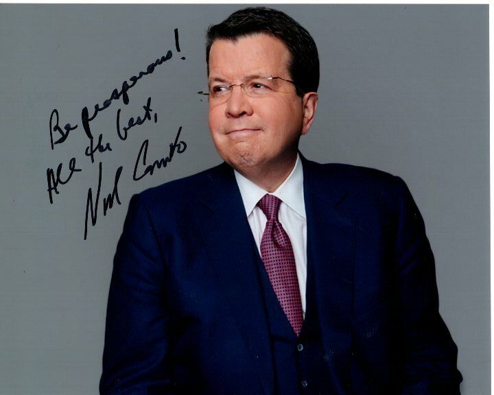 NEIL CAVUTO signed autographed FOX NEWS Photo Poster painting GREAT CONTENT