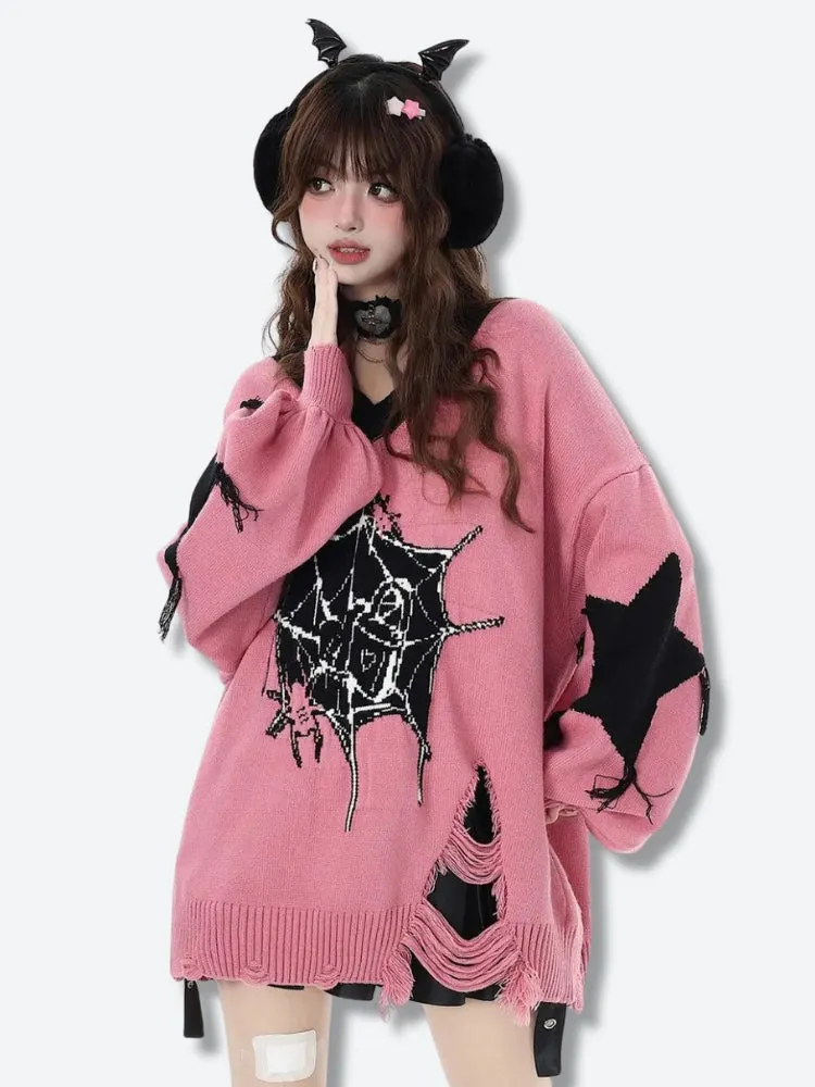 Brownm Goth Sweater