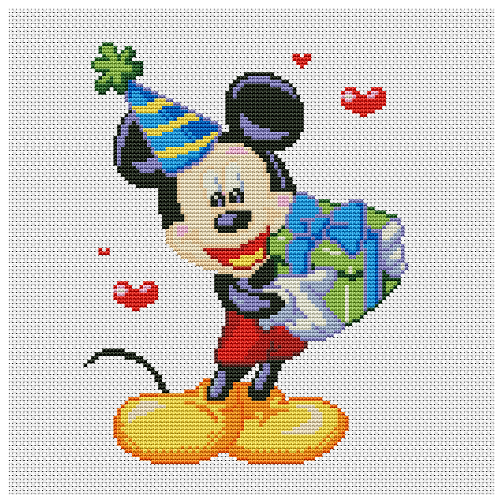 

Cartoon - 11CT Stamped Cross Stitch - 35*35CM, 501 Original