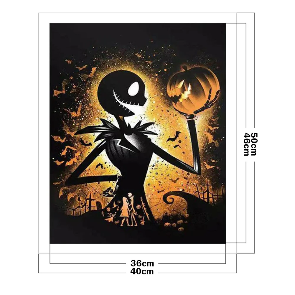 11CT Full Stamped Cross Stitch - Silhouette Series(Canvas|40*50cm)