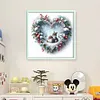 Love Snow Scene-11CT Stamped Cross Stitch 45*45cm/17.72*17.72in tapestrymarket