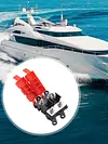 2 Way Car Auto Fuses Holder 200A High Performance Bolt-on Fuses Box for RV Truck
