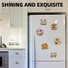 (US Local)6Pcs Acrylic  Animals Diamond Painting Fridge Magnet for Whiteboard