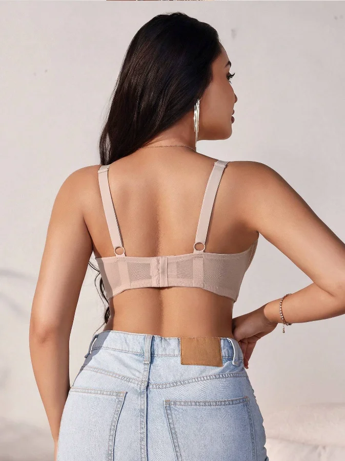 Triumph - (3 ks) D&aacute;mska obyčajn&aacute; čipkovan&aacute; podprsenka veľkej veľkosti