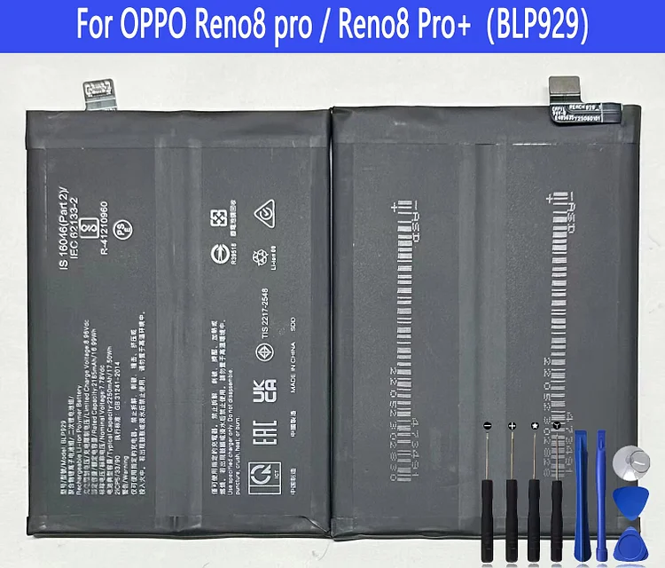 BLP929 Battery For OPPO Reno8 pro / Reno8 Pro+ Repair Part Original Capacity Mobile Phone Batteries Bateria