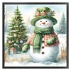 (Counted/Stamped)Christmas Snowman-11CT Cross Stitch 40*40cm
