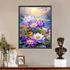 Diamond Painting-DIY Full Round Drill Lotus(50*40 CM)