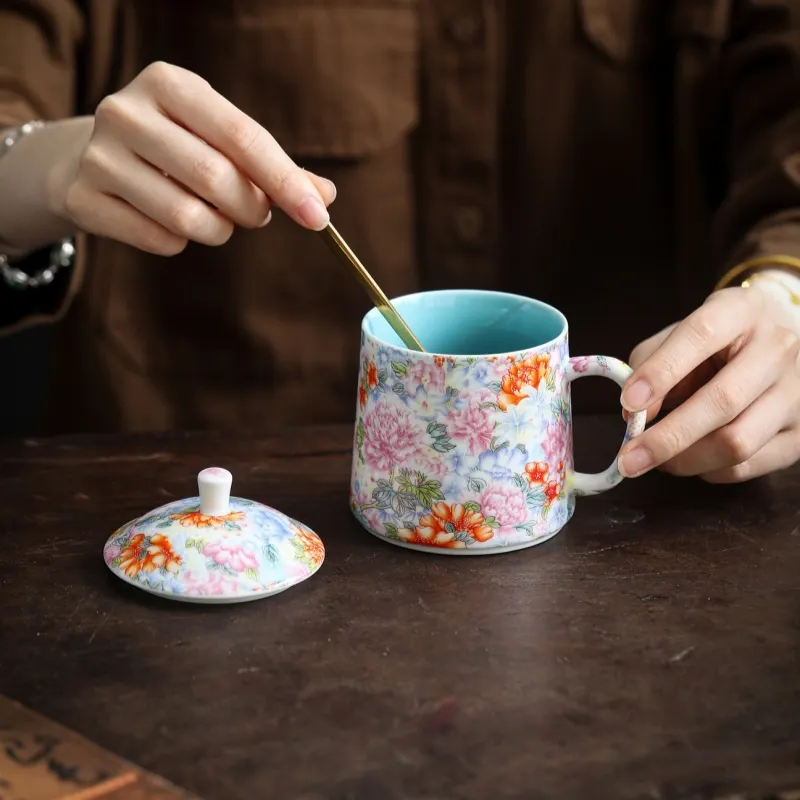 Artisan-Made Enamel Coffee Cups & Mugs