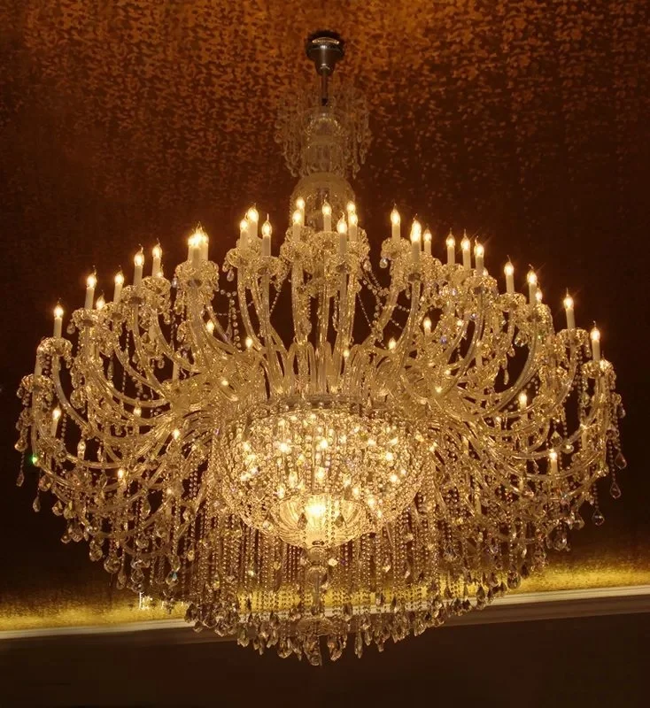 Alette 72 Light Crystal Arm Maria Theresa Classic Crystal Chandelier Vjlight